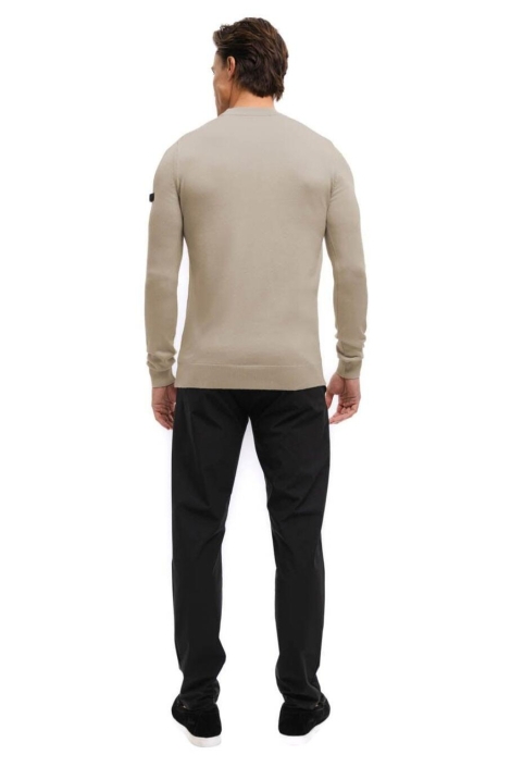 Malelions zwarte heren trui | Model achteraanzicht