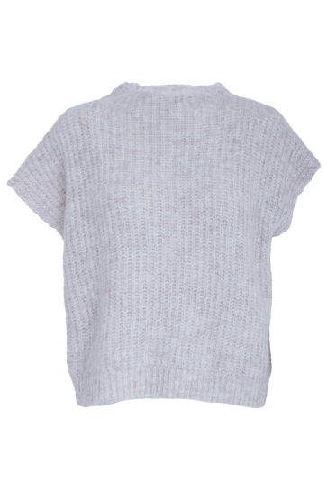 Peppercorn Trui LIAN GRS RWS KNIT TOP PC8573 2206M FOG SAND MEL