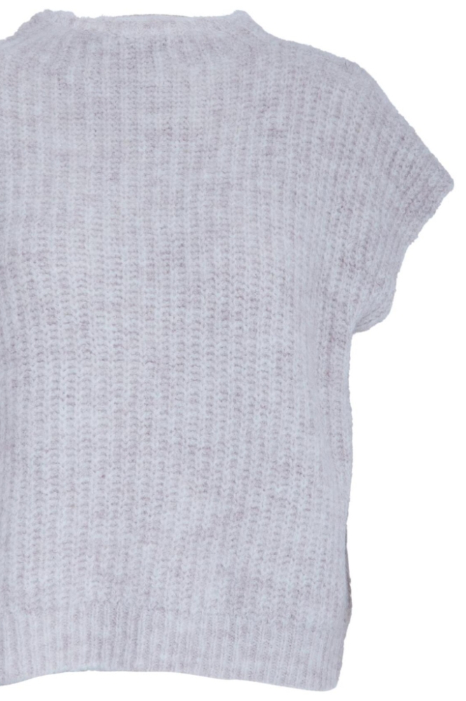 Peppercorn beige dames trui | Close up