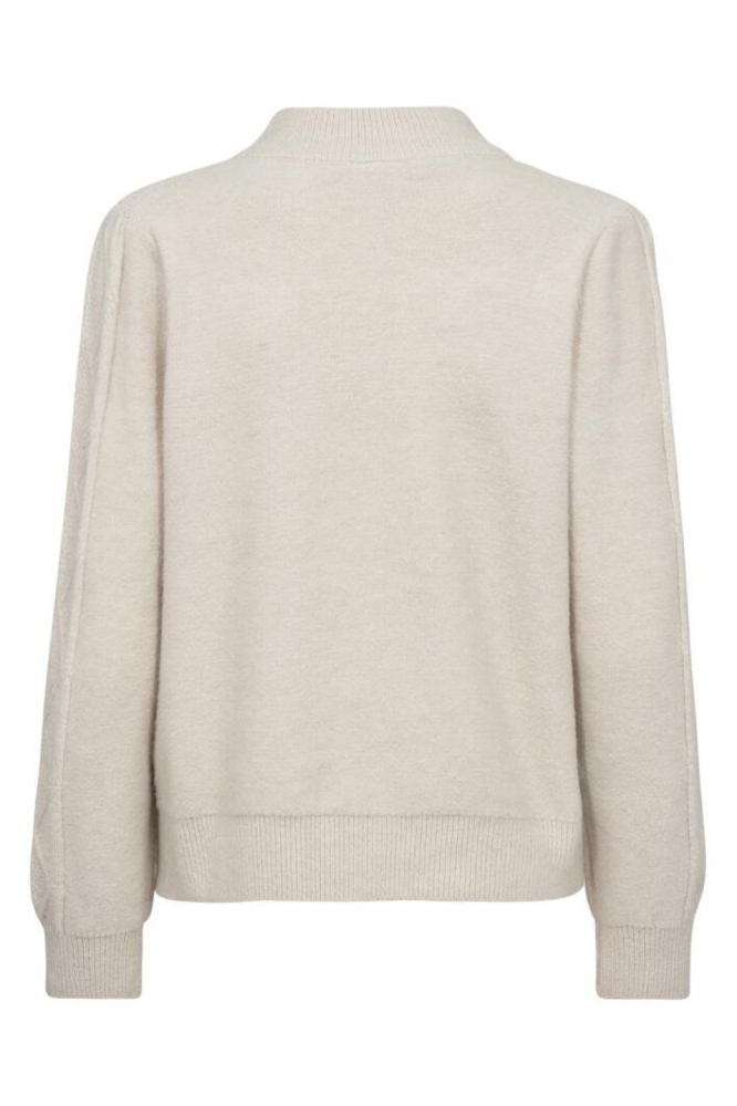 Freequent beige dames trui | Achteraanzicht