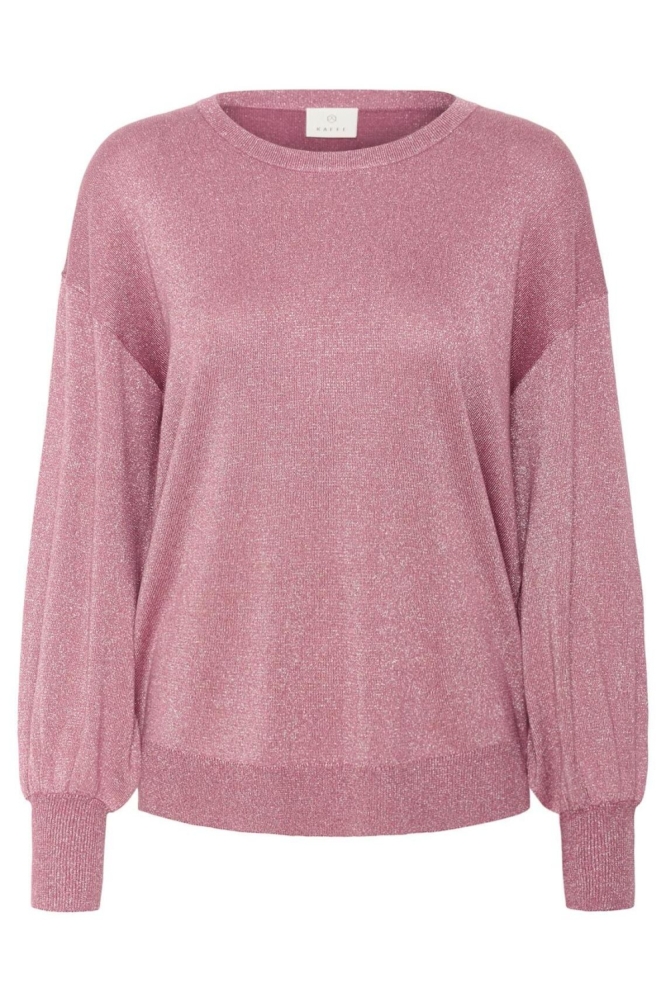 Kaffe roze dames trui | Vooraanzicht