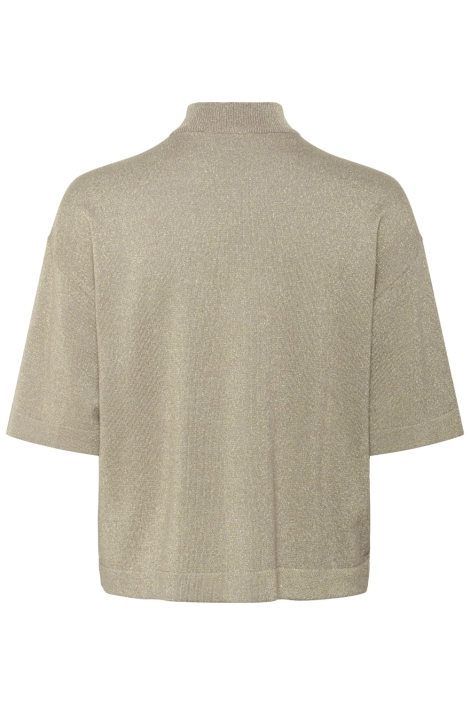 Kaffe groene dames trui | Achteraanzicht