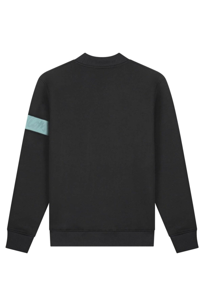 Malelions zwarte heren sweater | Achteraanzicht