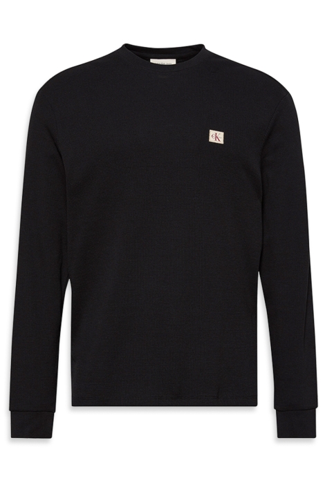 Calvin Klein zwarte heren t-shirt | Vooraanzicht