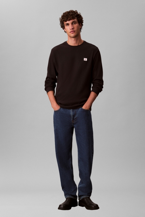 Calvin Klein zwarte heren t-shirt | Model