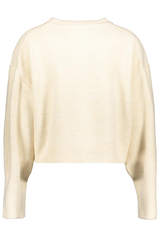 Studio Amaya beige dames trui | Achteraanzicht