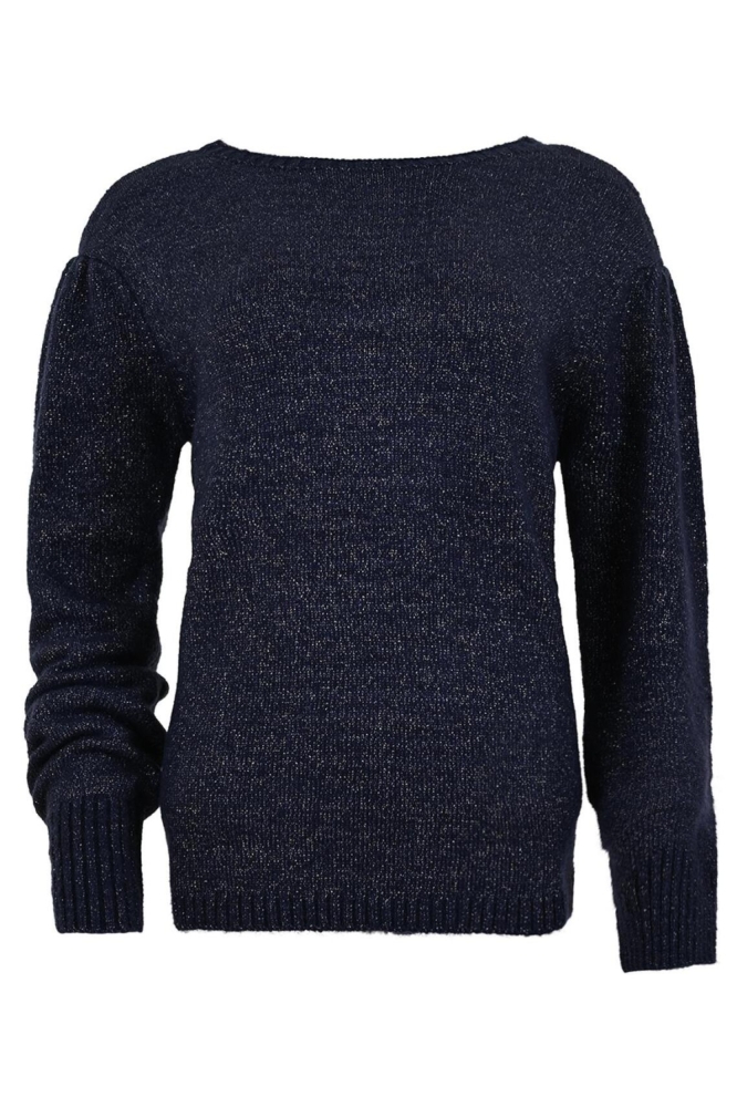 Maicazz blauwe dames trui | Vooraanzicht