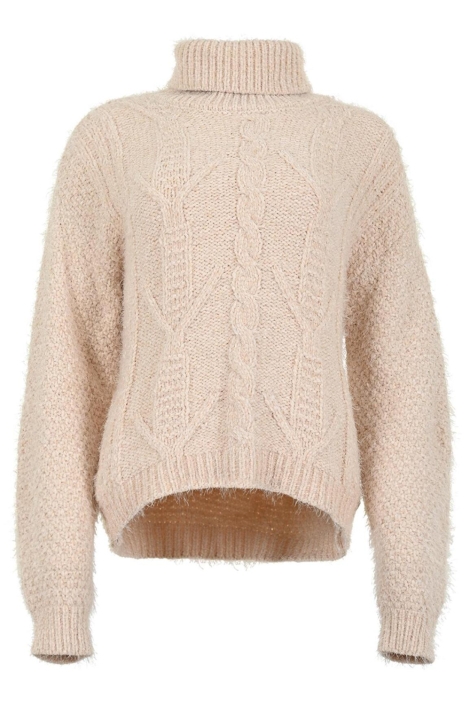 Maicazz beige dames trui | Vooraanzicht