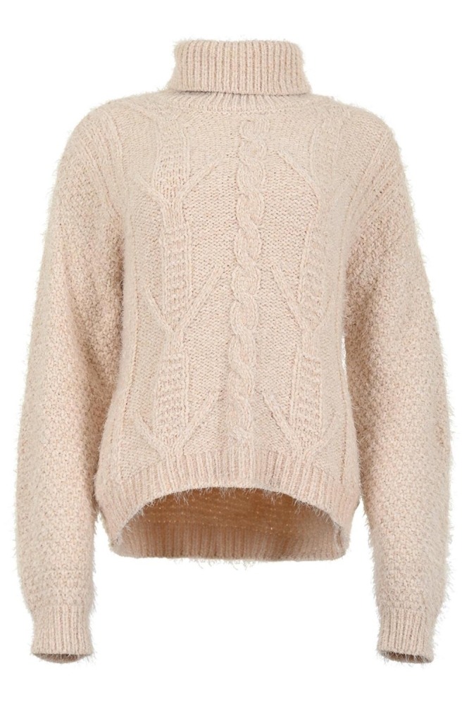 Maicazz beige dames trui | Vooraanzicht