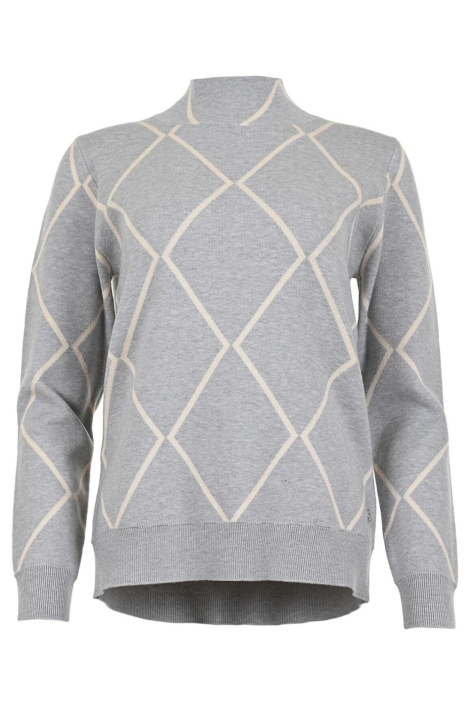 Maicazz grijze dames trui | Vooraanzicht