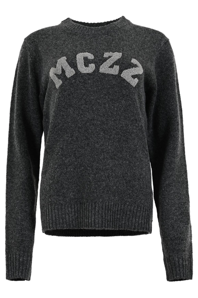 Maicazz grijze dames trui | Vooraanzicht