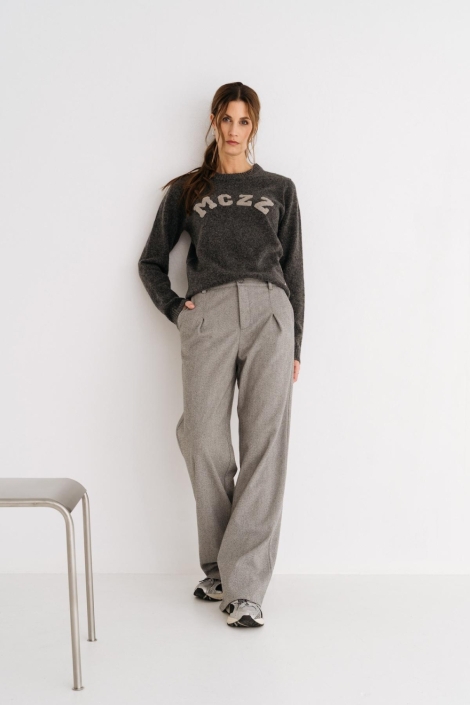 Maicazz grijze dames trui | Model