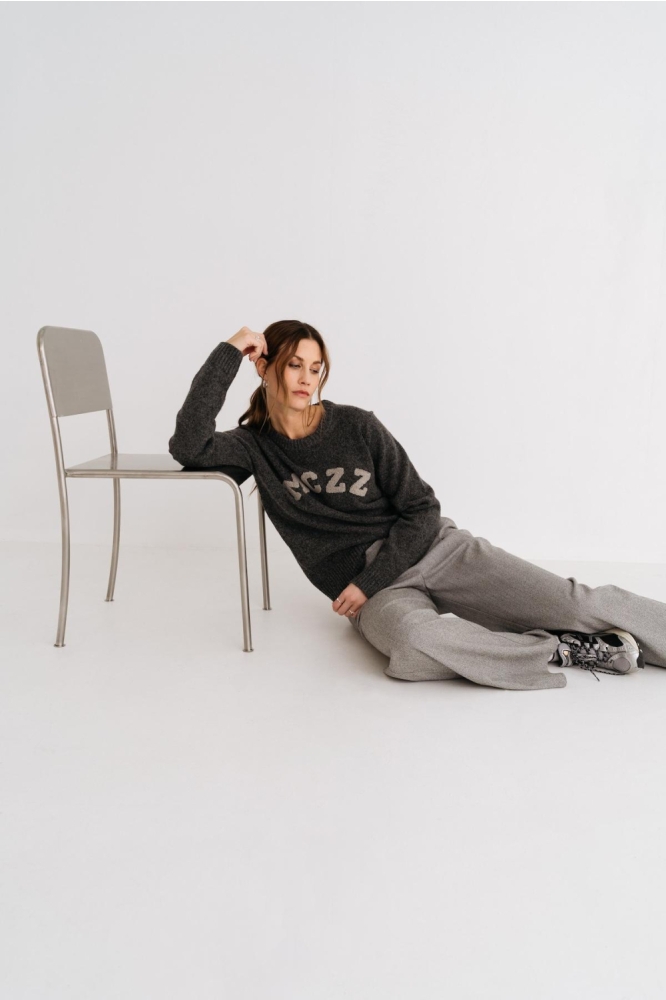 Maicazz grijze dames trui | Model