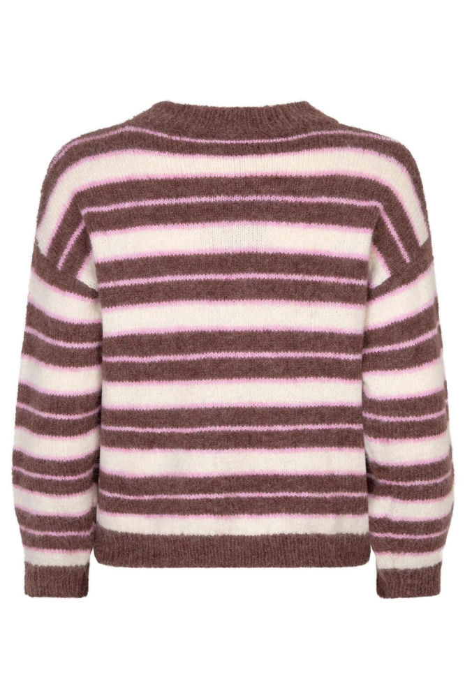 Ydence multi color dames trui | Achteraanzicht