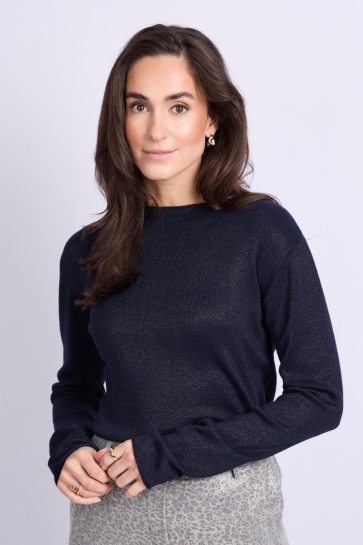 C&S The Label KRISTEN KNIT PULLOVER 25WFMC06 001 BLACK