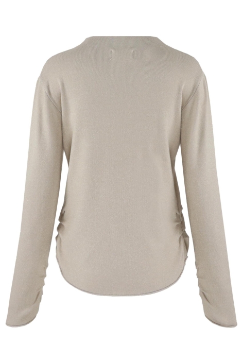 C&S The Label zand dames trui | Achteraanzicht