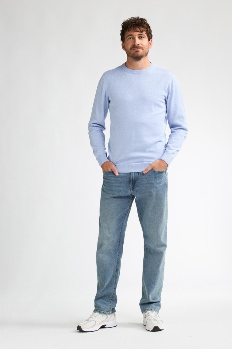 Petrol Industries blauwe heren trui | Model