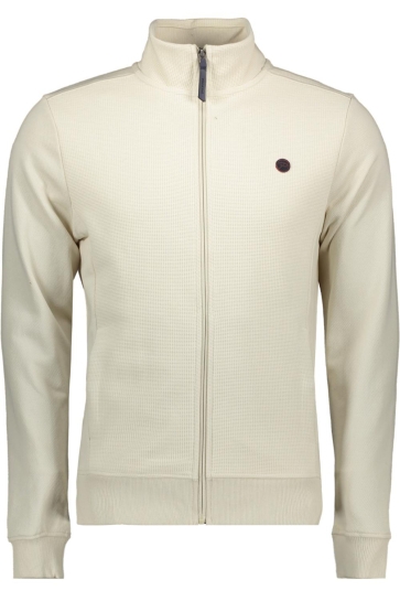 Petrol Industries men sweater collar zip Beige