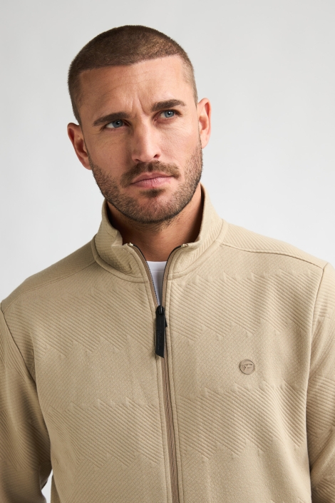 Petrol Industries beige heren vest | Close up