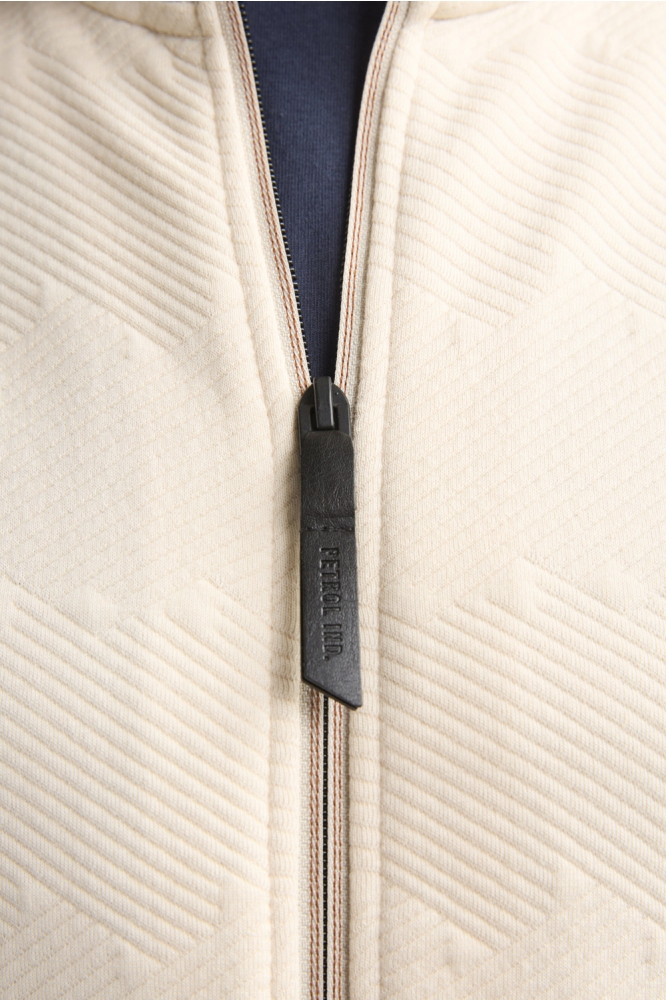 Petrol Industries ecru heren vest | Close up