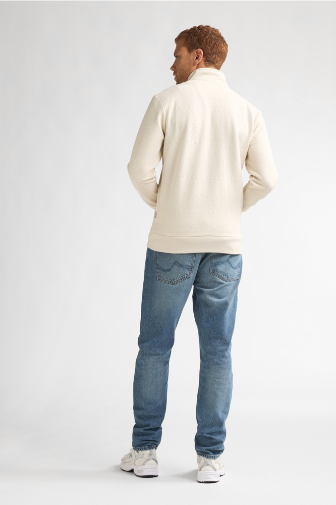 Petrol Industries ecru heren vest | Achteraanzicht