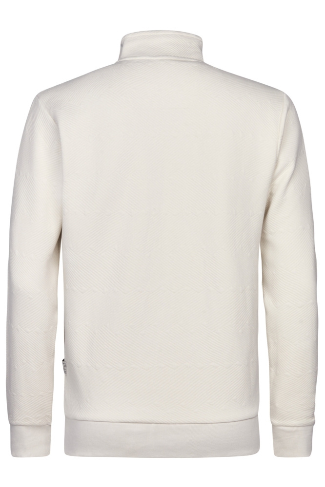 Petrol Industries ecru heren vest | Achteraanzicht