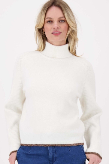 Zusss COLTRUI MET GEKLEURDE BOORD 0305 0006 1007 off white