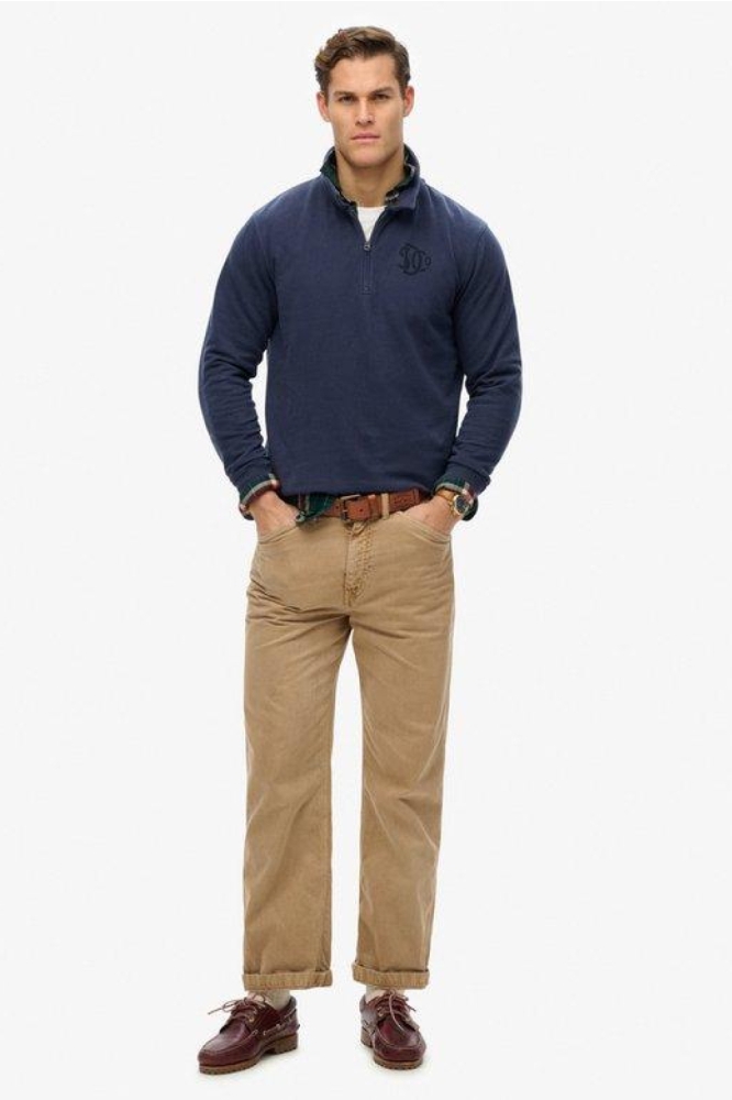 Superdry blauwe heren sweater | Model