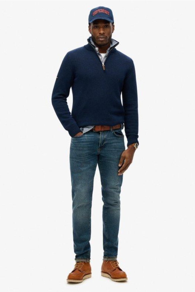 Superdry blauwe heren trui | Model
