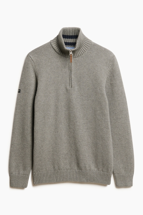 Superdry grijze heren trui | Vooraanzicht