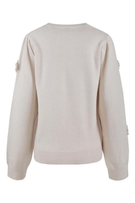 C&S The Label zand dames trui | Achteraanzicht