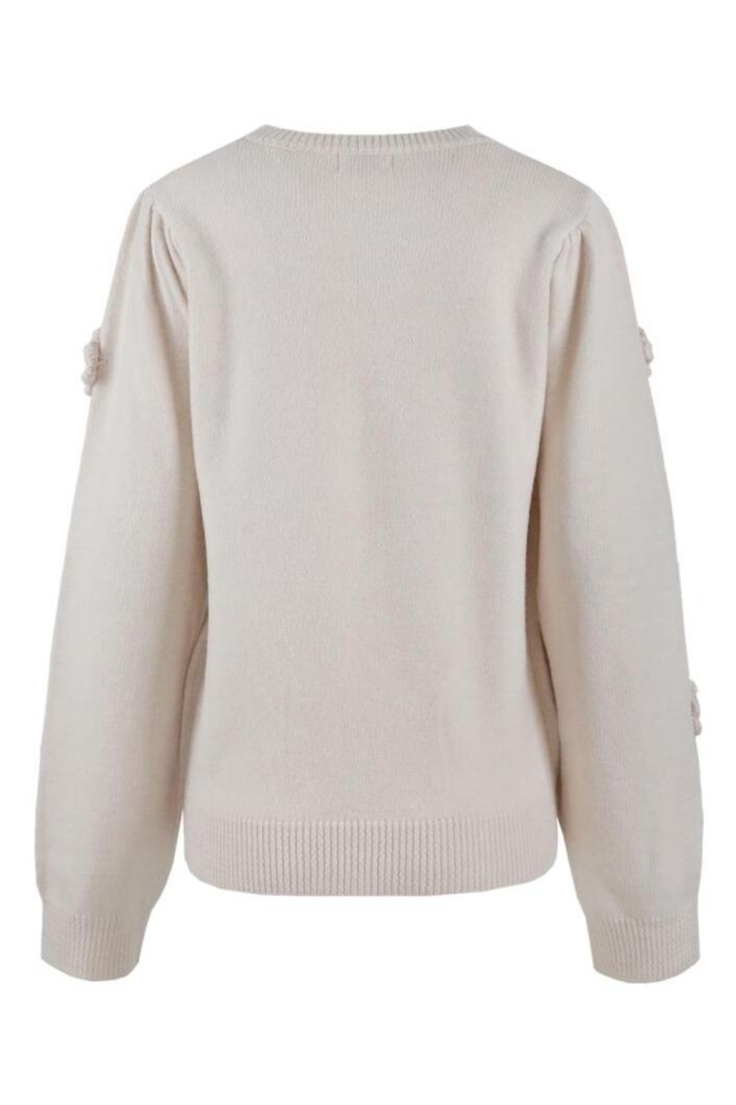 C&S The Label zand dames trui | Achteraanzicht