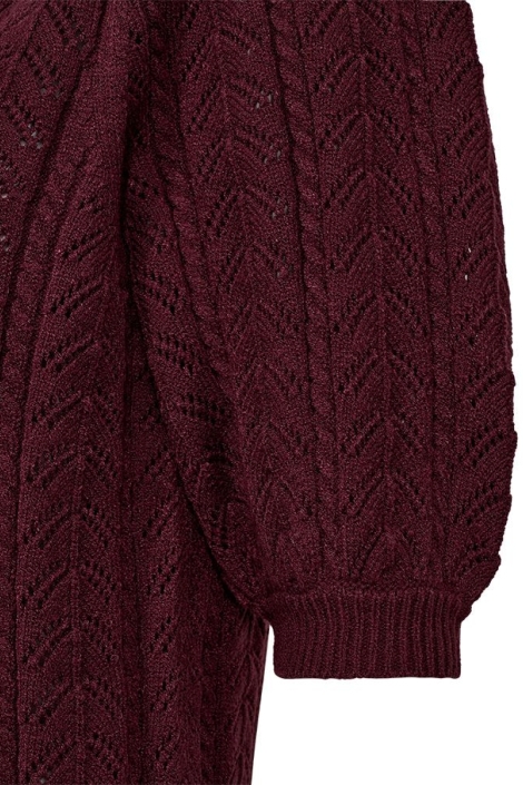 Freequent bordeaux dames trui | Close up