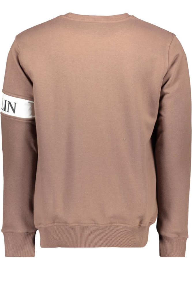 Ballin camel heren sweater | Achteraanzicht
