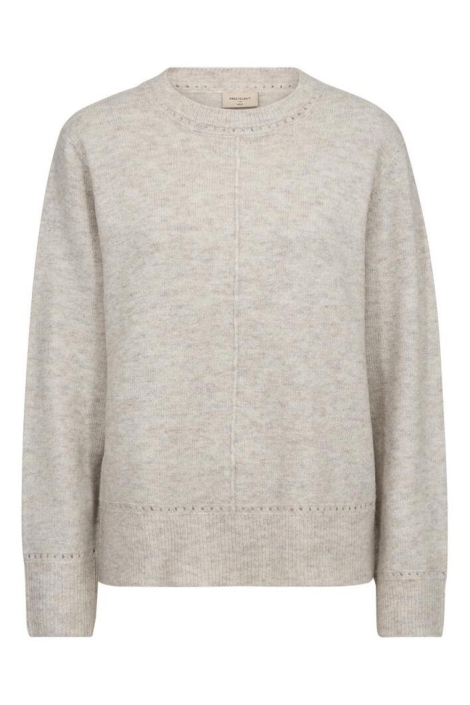 Freequent beige dames trui | Vooraanzicht