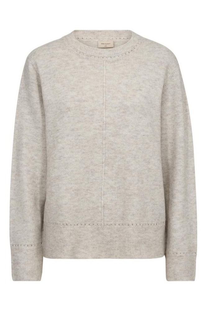 Freequent beige dames trui | Vooraanzicht