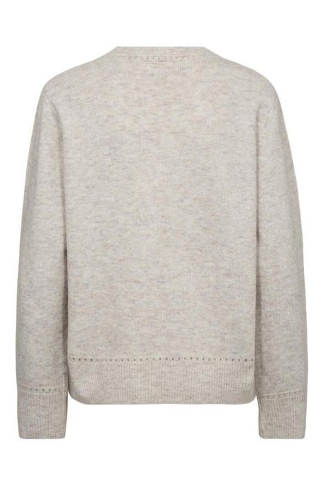 Freequent beige dames trui | Achteraanzicht