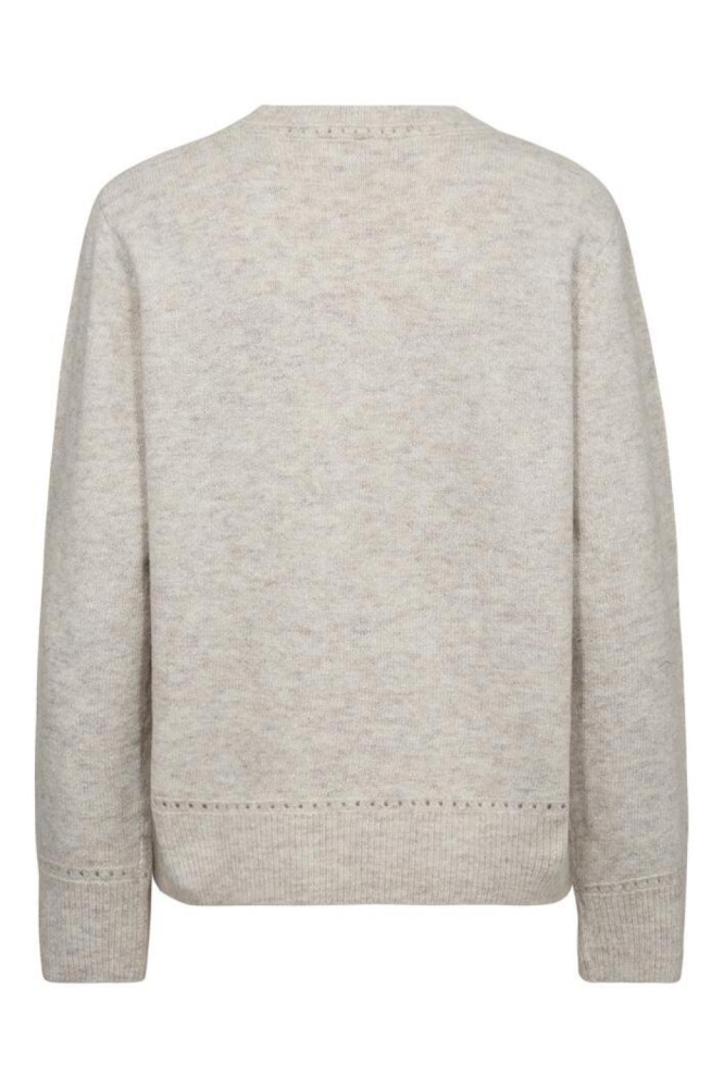 Freequent beige dames trui | Achteraanzicht