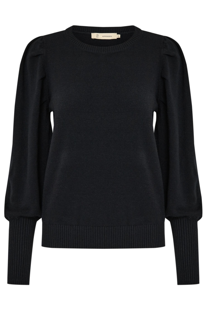 Peppercorn zwarte dames trui | Vooraanzicht