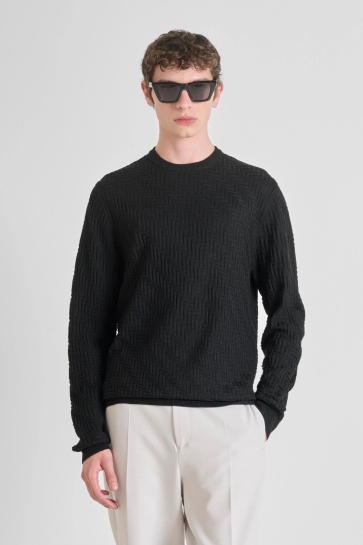 Antony Morato Trui PULLOVER MMSW01533 YA500088 9000 BLACK