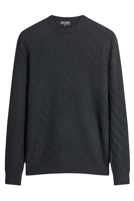 Antony Morato zwarte heren trui | Vooraanzicht