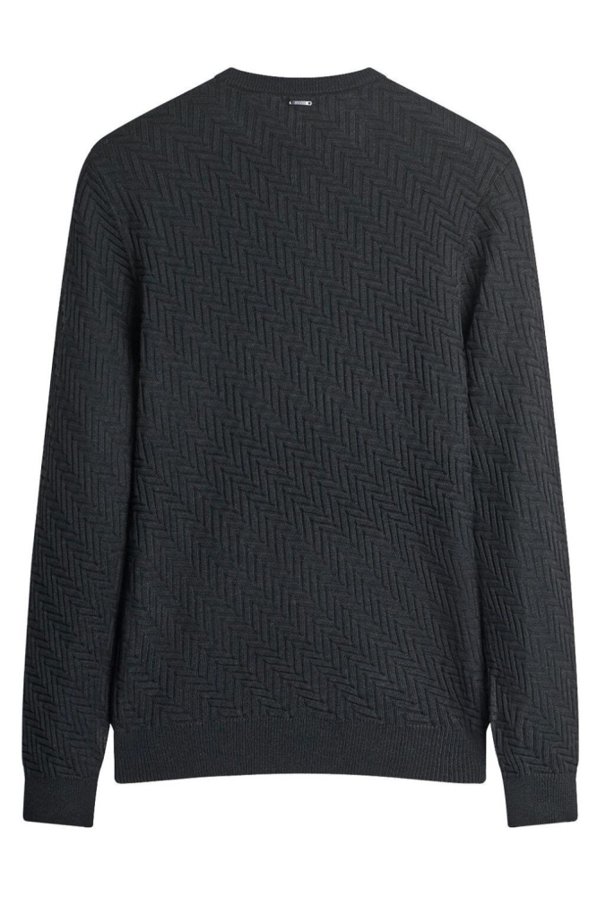 Antony Morato zwarte heren trui | Achteraanzicht