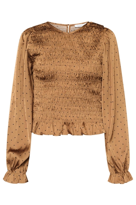 SisterS point cognac dames t-shirt | Vooraanzicht