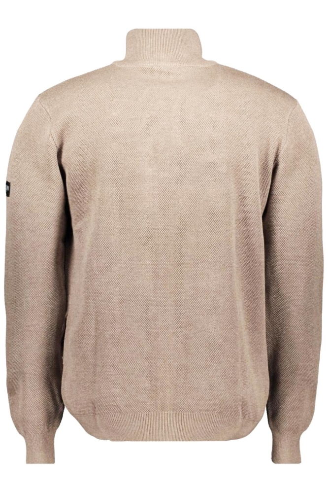 Ballin beige heren trui | Achteraanzicht