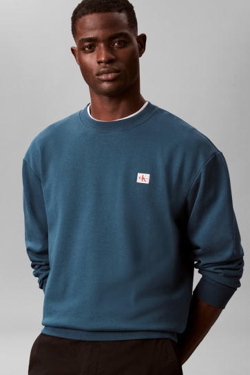 Calvin Klein Trui LS 350 TERRY EU WHSL LV04RC273G 2ET NAVY TEAL