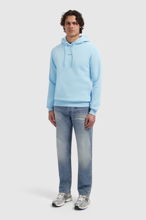 Pure Path blauwe heren sweater | Model