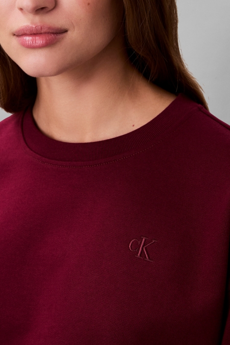 Calvin Klein paarse dames sweater | Close up