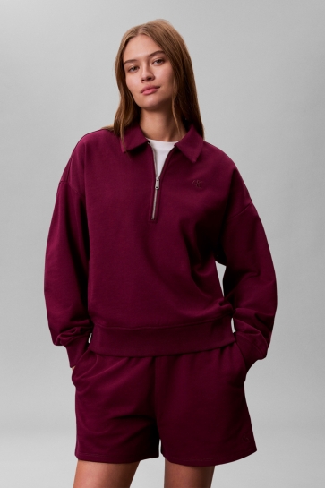 Calvin Klein LS ARCHIVE TERRY LV047E235G 2E5 BERRY GLAZE