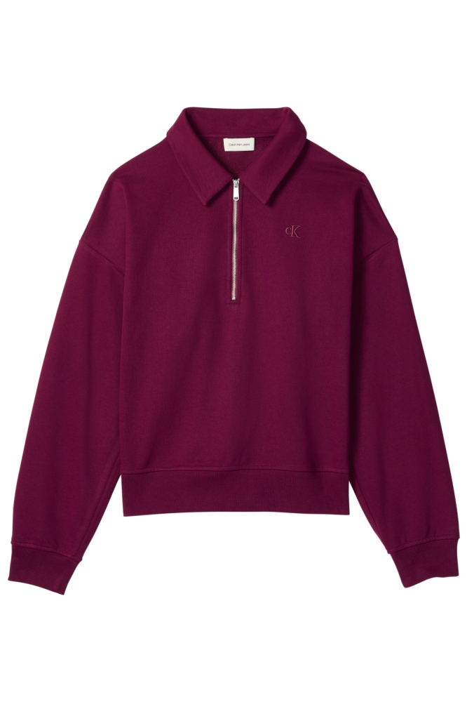 Calvin Klein paarse dames sweater | Vooraanzicht