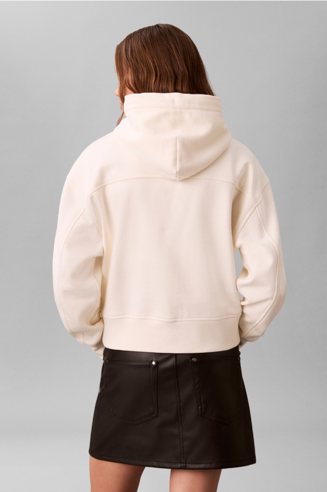 Calvin Klein beige dames sweater | Model achteraanzicht